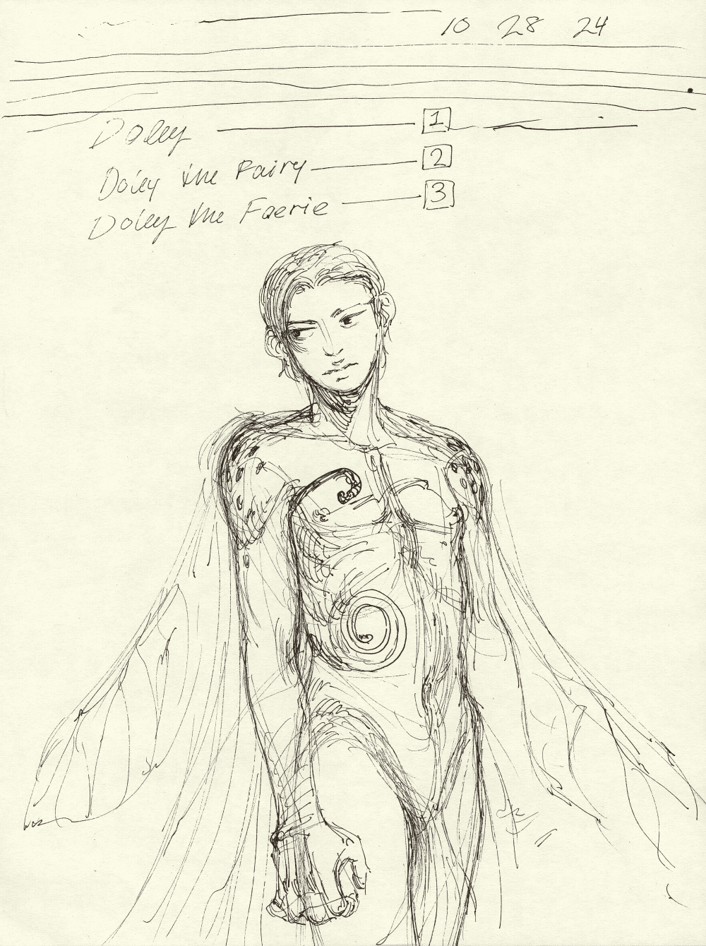 fairy sketch