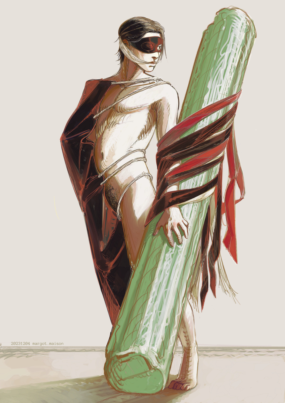 wizard with jade column
